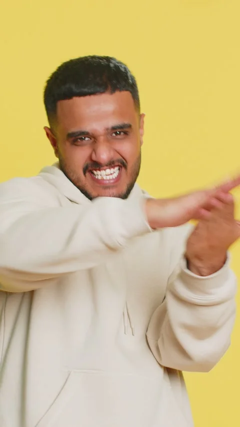 Man showing wasting throwing sharing money, more tips, big profit winning Stock Footage 323353957