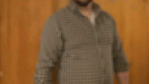 Man showing work tools Stock Footage 120999829