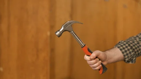 Man showing work tools Stock Footage 121000322