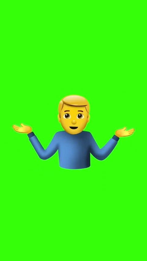 Man shrugging on green screen background Stock Footage 329406084