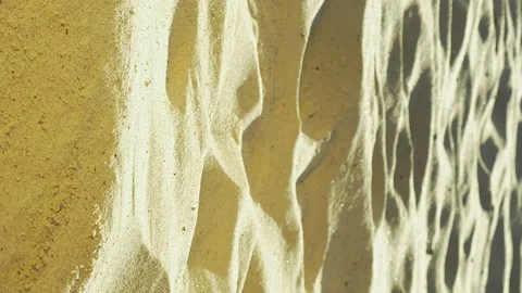 Man sieving sand with hand Stock-Footage 91149389