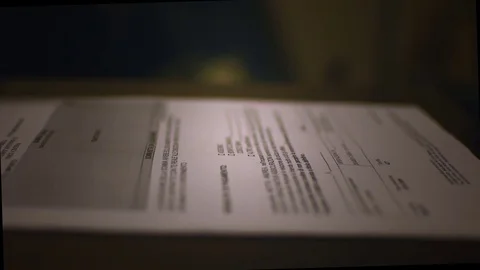 Man signing contract 스톡 동영상 83844703