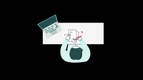 Man signing a document Stock Footage 202285059