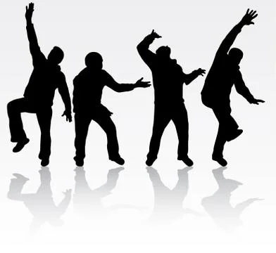 Man silhouette Stock Illustration