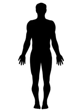 Man silhouette Stock Illustration