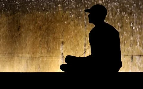Man silhouette Stock Photos