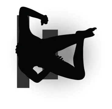 Man silhouette on sofa 스톡 일러스트