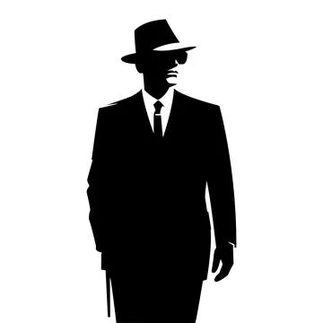 Man Silhouette Vector Stock Illustration