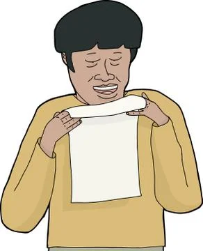 Man singing song Stock Illustration
