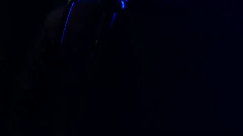 Man singing  on stage Stock Footage 130965131
