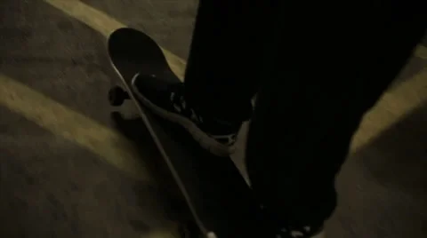 Man Skateboarding Stock Footage 32236867