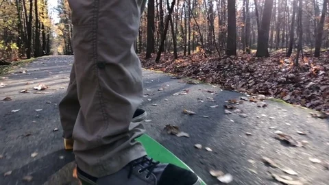 Man skating longboard. Stock Footage 82530165