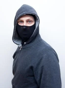 Man in ski mask Stock Photos