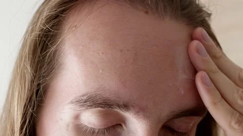 Man skin care routine Video stock 222794488