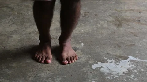 A man is Skipping. Stock Footage 317630091