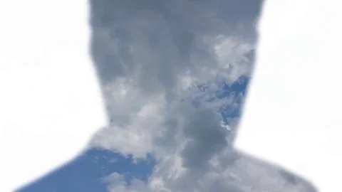 Man in sky 库存影片 85456480