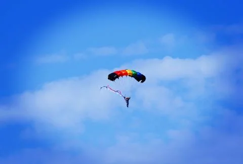 Man in the sky Stock Photos
