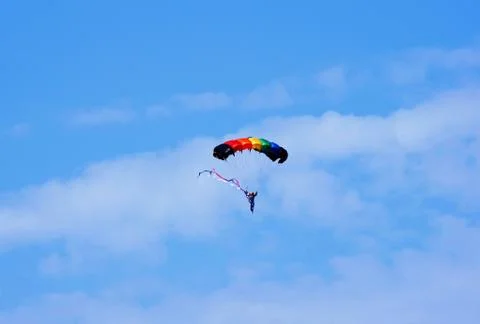 Man in the sky Stock Photos