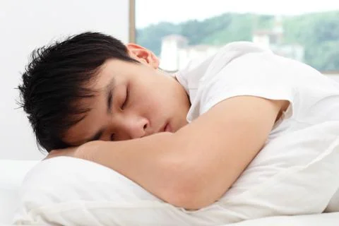 Man sleeping Stock Photos