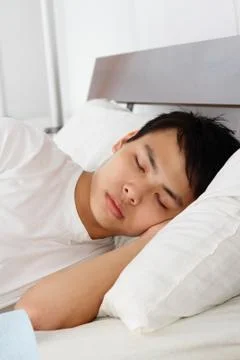 Man sleeping Stock Photos