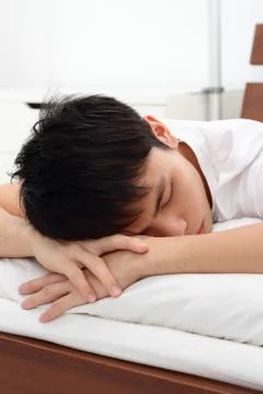 Man sleeping Stock Photos