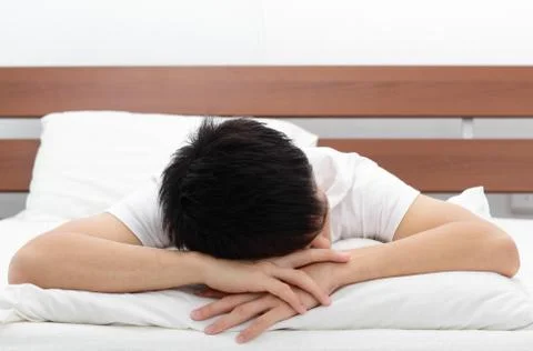 Man sleeping Stock Photos