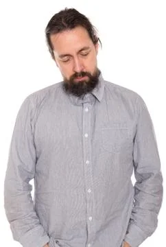 Man is sleeping standing up 写真素材