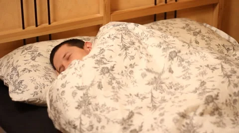 Man sleeps Time Laps Stock Footage 2155139