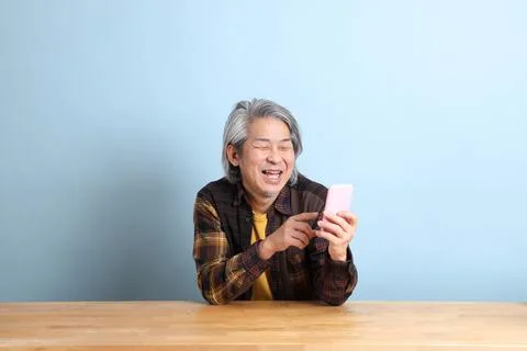 Man with Smart Phone Stock Photos
