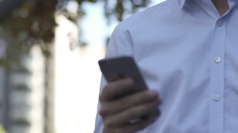 Man smartphone Video stock 124914070