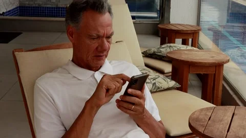 Man on SmartPhone Stock Footage 296376526