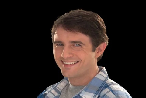 Man Smiling Stock Footage 754775