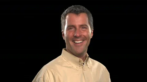 Man Smiling Stock Footage 754910