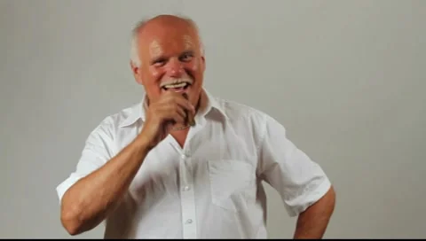 A man smokes cigar Vídeos de archivo 8639243