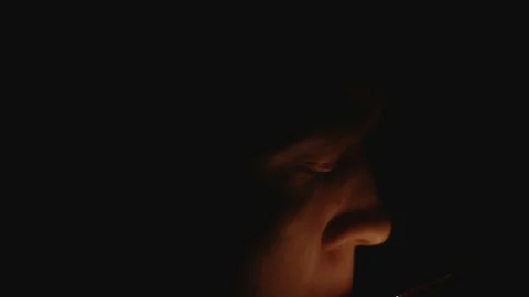 Man smokes a cigarette close-up Stock Footage 71367554