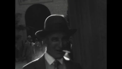 Man Smoking 1931 Stock Footage 269033902