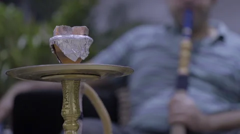 Man smoking Hookah Stock Footage 53167685