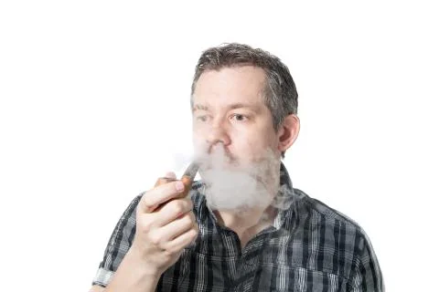 A man Smoking pipe Stock Photos