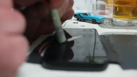 Man snorting cocaine with a banknote Stock Footage 241440999