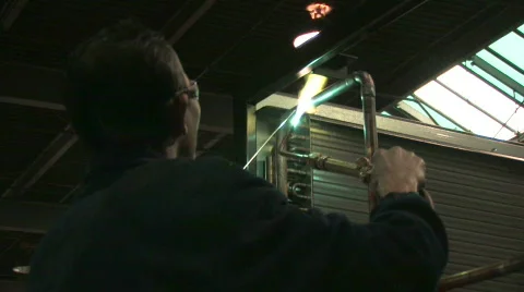 Man Soldering Stock Footage 280138