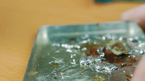 The man solders a chip Stock Footage 70601516