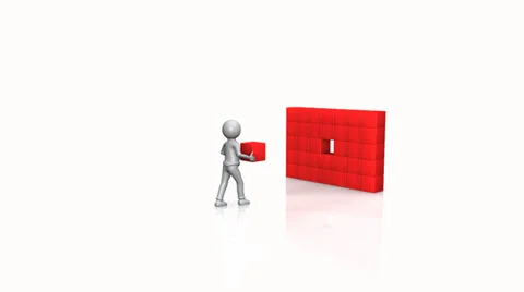 Man solving crossword HD Video stock 34185365