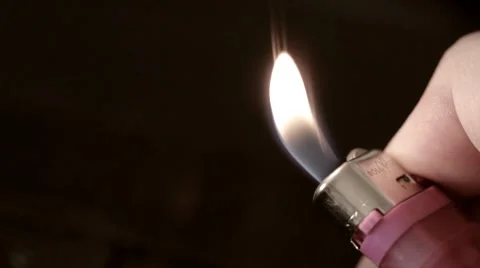 Man sparking a lighter Video stock 8350858
