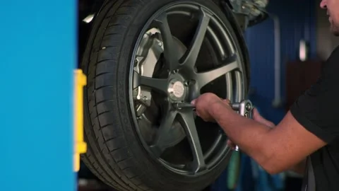 Man spins the wheel. Stock Footage 157883404