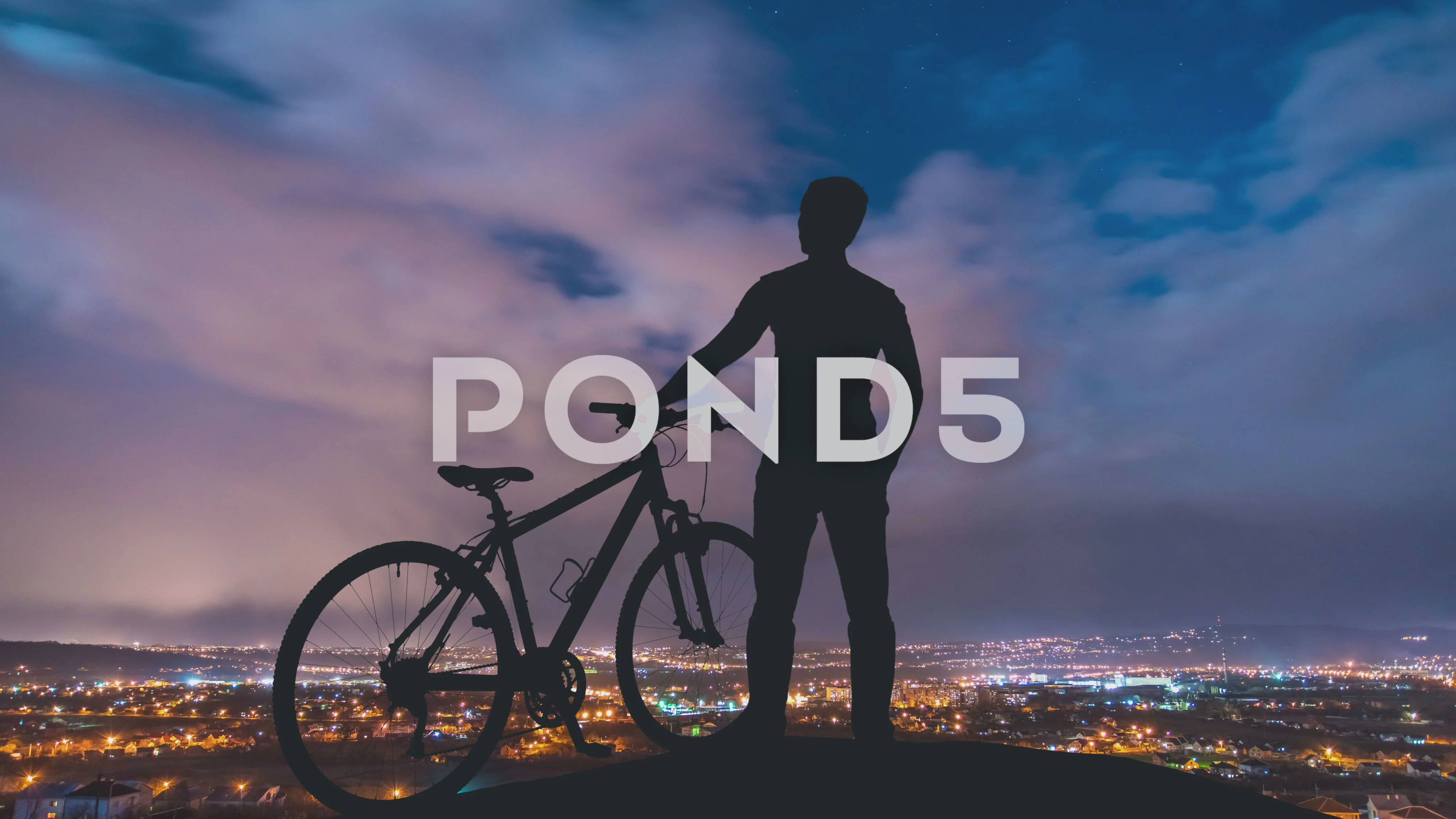 The man stand with the bicycle on the ba... | Stock Video | Pond5