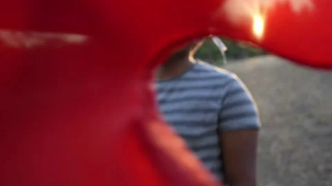 Man standing behind rainbow flag waving in the wind backlighted silhouette 스톡 동영상 250472855