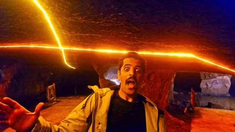 A man that is standing. Stock Footage 282966820