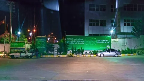 A man is standing in front of a building Stock Footage 272978124