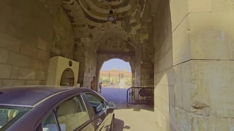 A man standing in front of a car Stock Footage 291636944