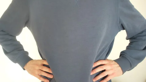 Man standing with hands on hips Stock Footage 260323326